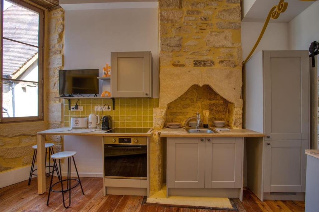 "Les Appartements De Betty C" Studio Medieval Sarlat Esterno foto